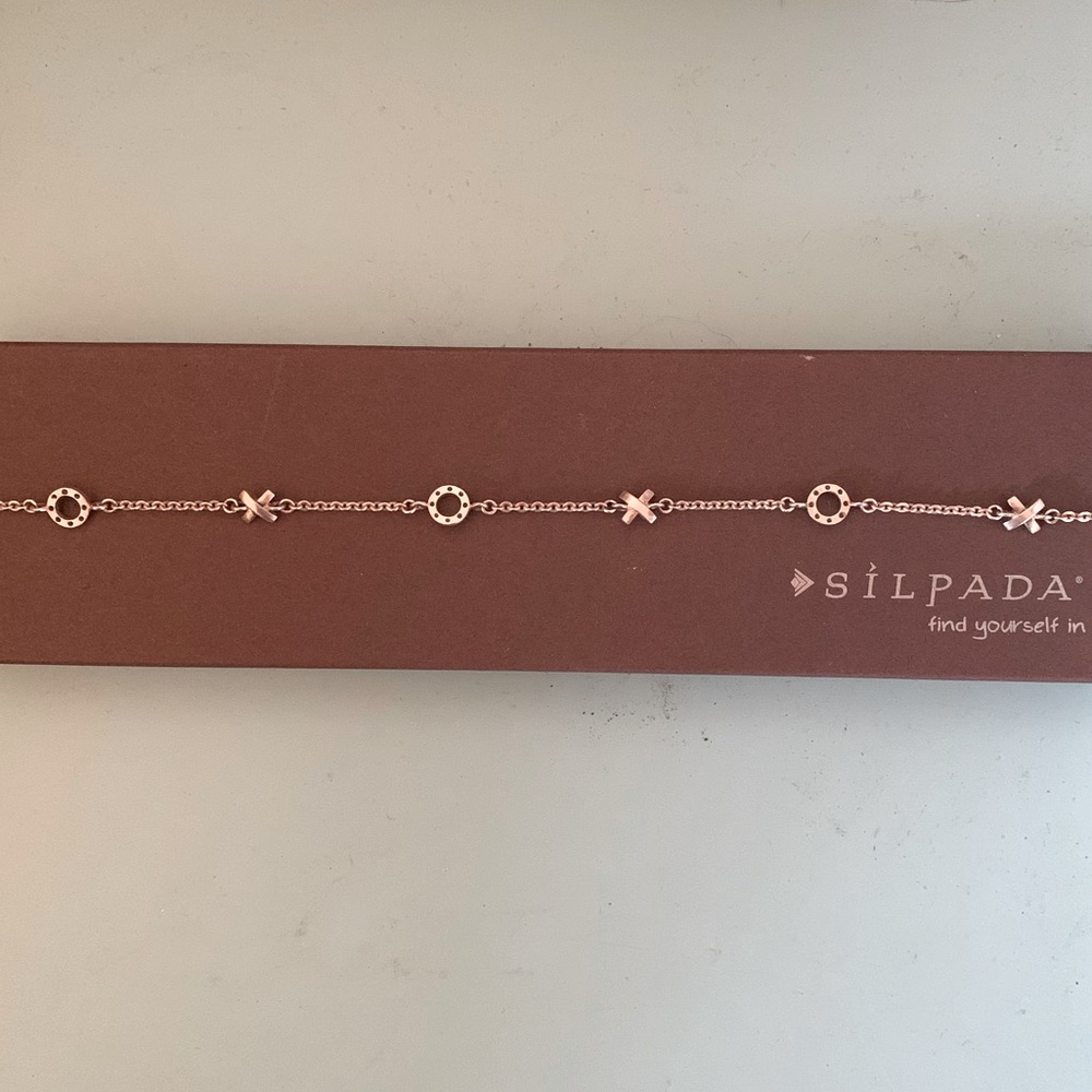 Silpada X & O Ankle Bracelet